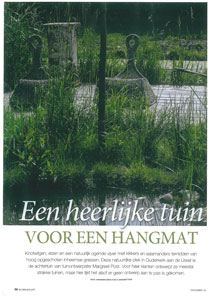 Publicatie "Een heerlijke tuin voor een hangmat"